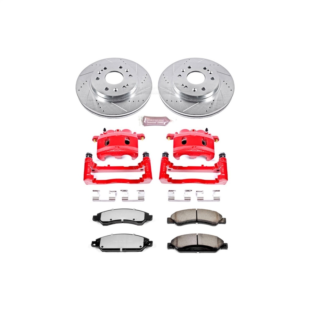 Power Stop KC2067-36: Truck and Tow Z36 Front Brake Pad, Rotor and Caliper Kit