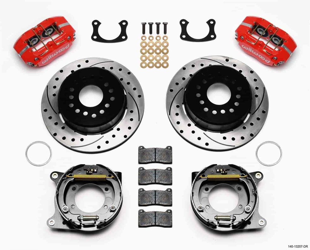 Wilwood 140-13207-DR: DynaPro Dust-Boot Rear Parking Brake Kit