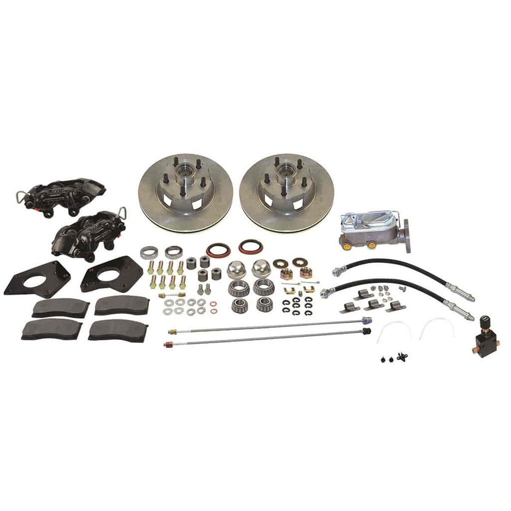 SSBC-USA A154-4: Front 4-Piston Drum to Disc Brake Conversion Kit See More Details For Applications