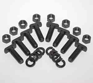 Moser Engineering 812TK: Backing Plate Fastener Kit 8 Each: 1/2" T-Bolts, 1/2" Lock Washers, 1/2" Nuts