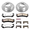 Power Stop K2036-36: Z36 Rear Brake Pads & Rotor Kit for Truck and Tow