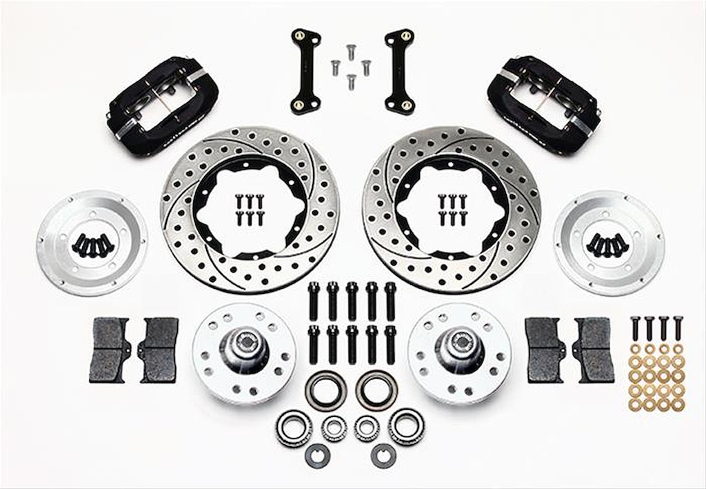 Wilwood 140-11012-D: Forged Dynalite Pro Series Front Hub Kit 1982-1992 GM Vehicles