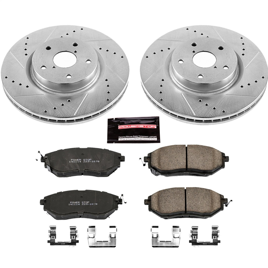 Power Stop K4603: Z23 Evolution Brake Kit