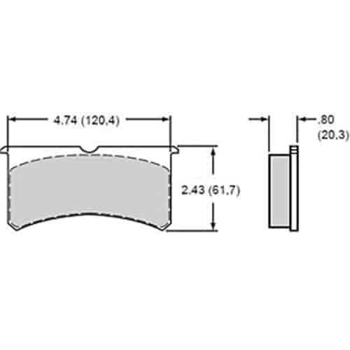 Wilwood 150-8854K: BP-10 Smart Pads Brake Pads Calipers: Wilwood Superlite 4 and 6 Piston