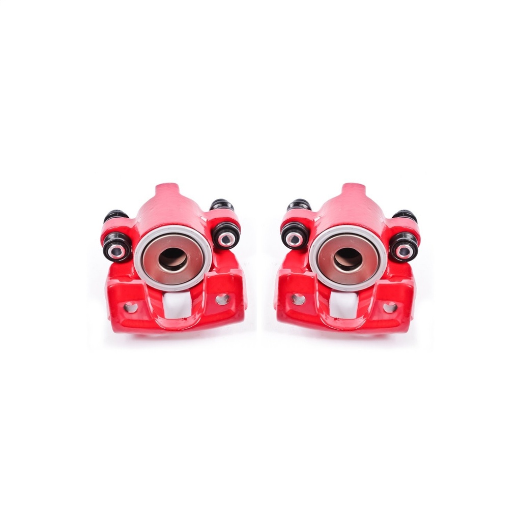 Power Stop S4678: Performance Rear Brake Calipers Powder Coated Red Pair