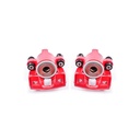 Power Stop S4678: Performance Rear Brake Calipers Powder Coated Red Pair