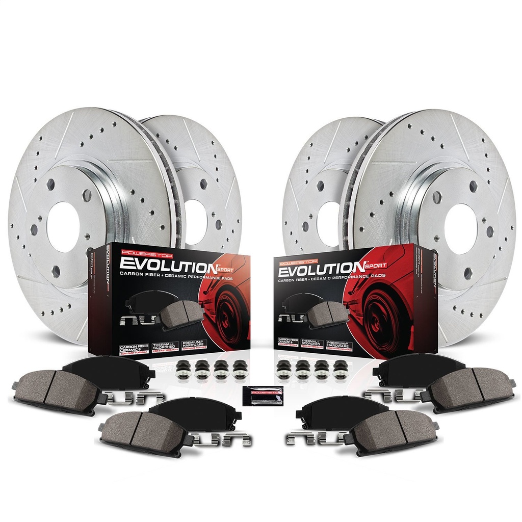 Power Stop K1518: High Performance Brake Pads & Rotor Kit
