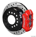 Wilwood 140-11392-DR: Dynapro Low-Profile Rear Parking Brake Kit Rear End Axle: Big Ford (New Style) Flange