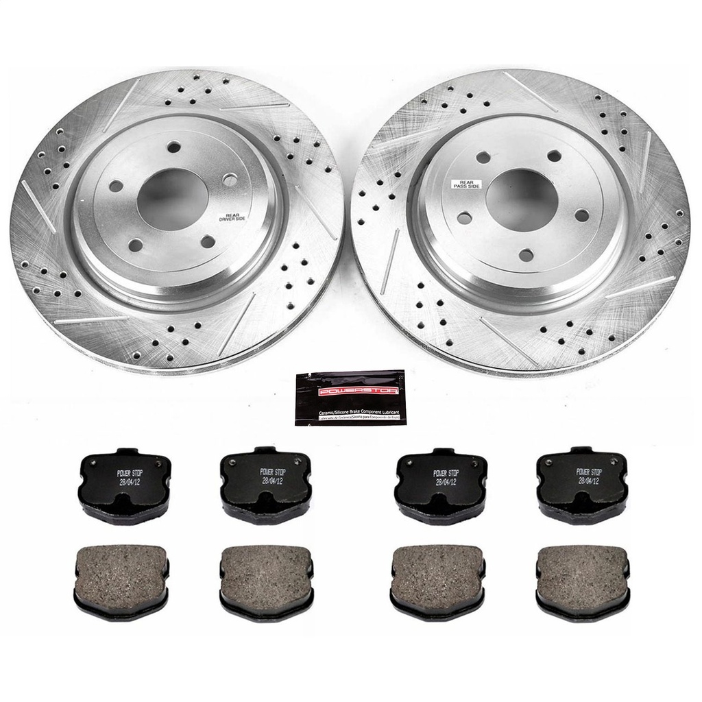 Power Stop K1446: Z23 Rear Brake Pads & Rotor Kit