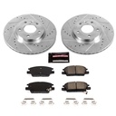Power Stop K7400: High Performance Brake Upgrade Kit Cross-Drilled and Slotted Rotors