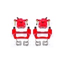 Power Stop S3424: Performance Rear Brake Calipers Powder Coated Red Pair