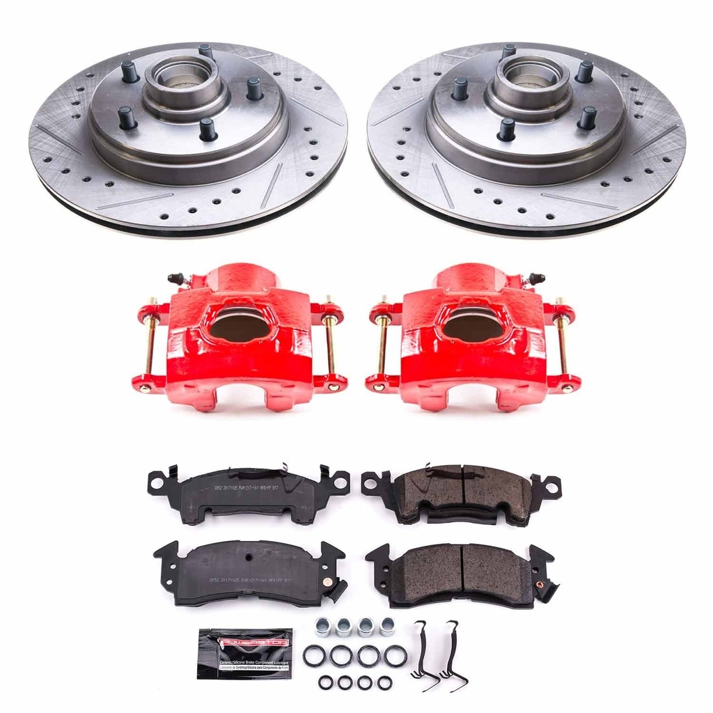 Power Stop KC4535: KC4535 Z23 Evolution Sport Front Brake Upgrade Kit for 1977-1993 GM