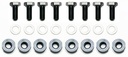 Wilwood 230-14845: Dynamic Mount Rotor Bolt Kit [5/16 in.-24 in. x 0.750 in. L] Hex Head