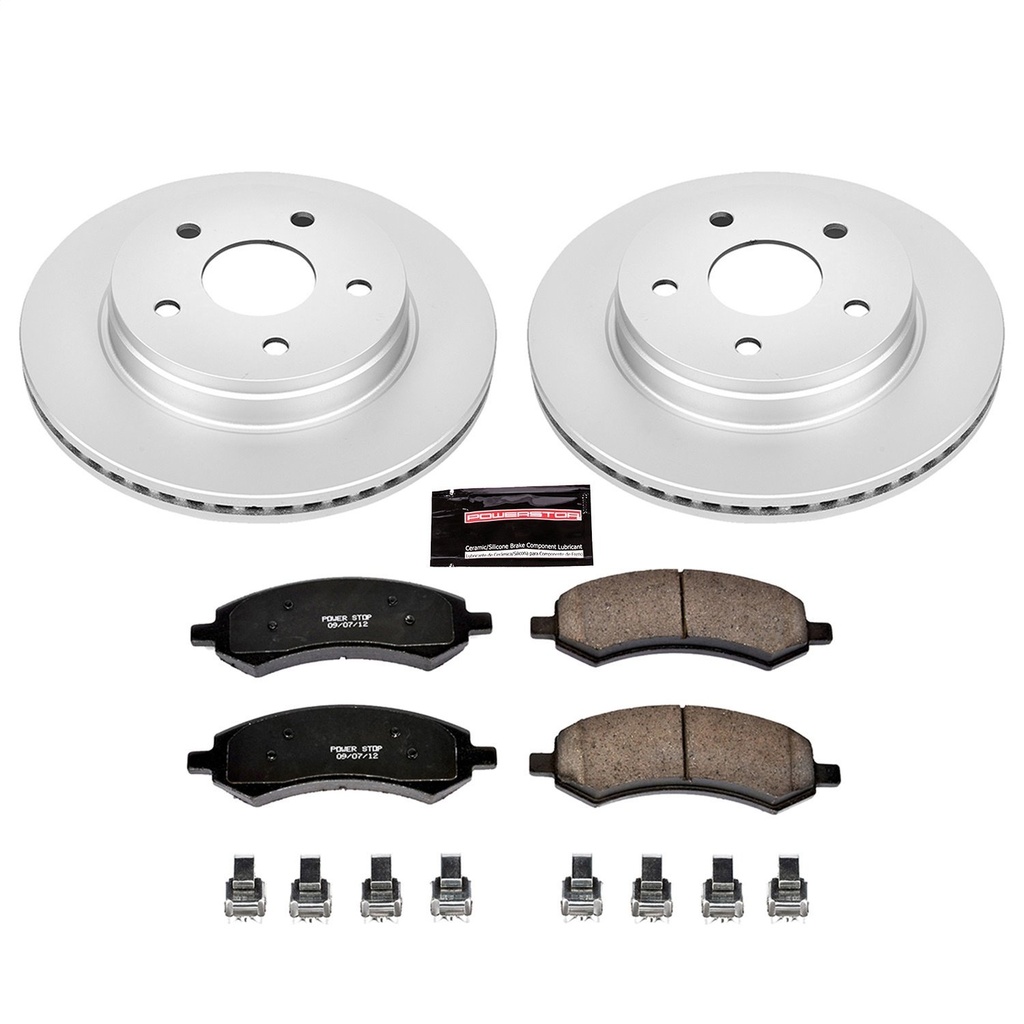 Power Stop CRK2163: Z17 COATED BRAKE KIT