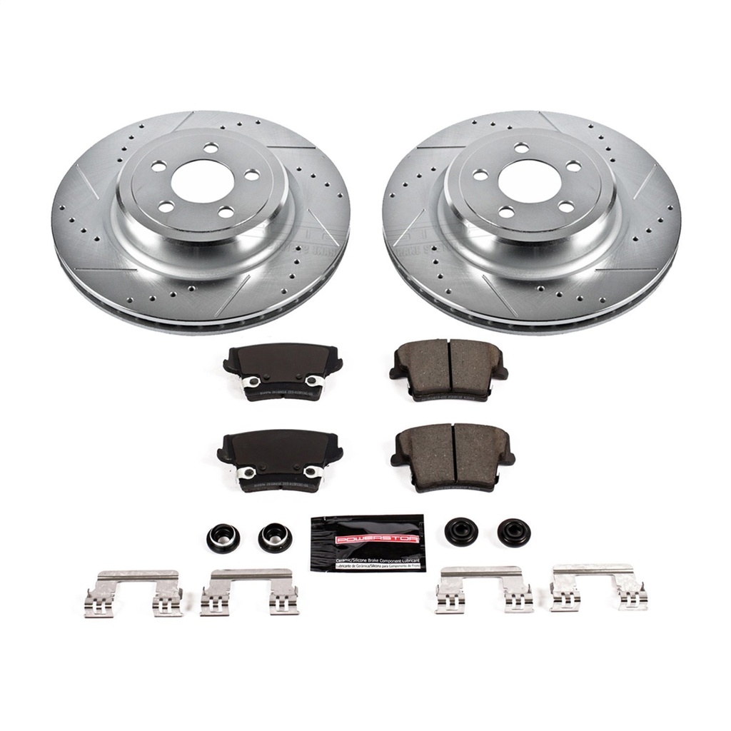 Power Stop K5486: Z23 Rear Brake Pads & Rotor Kit