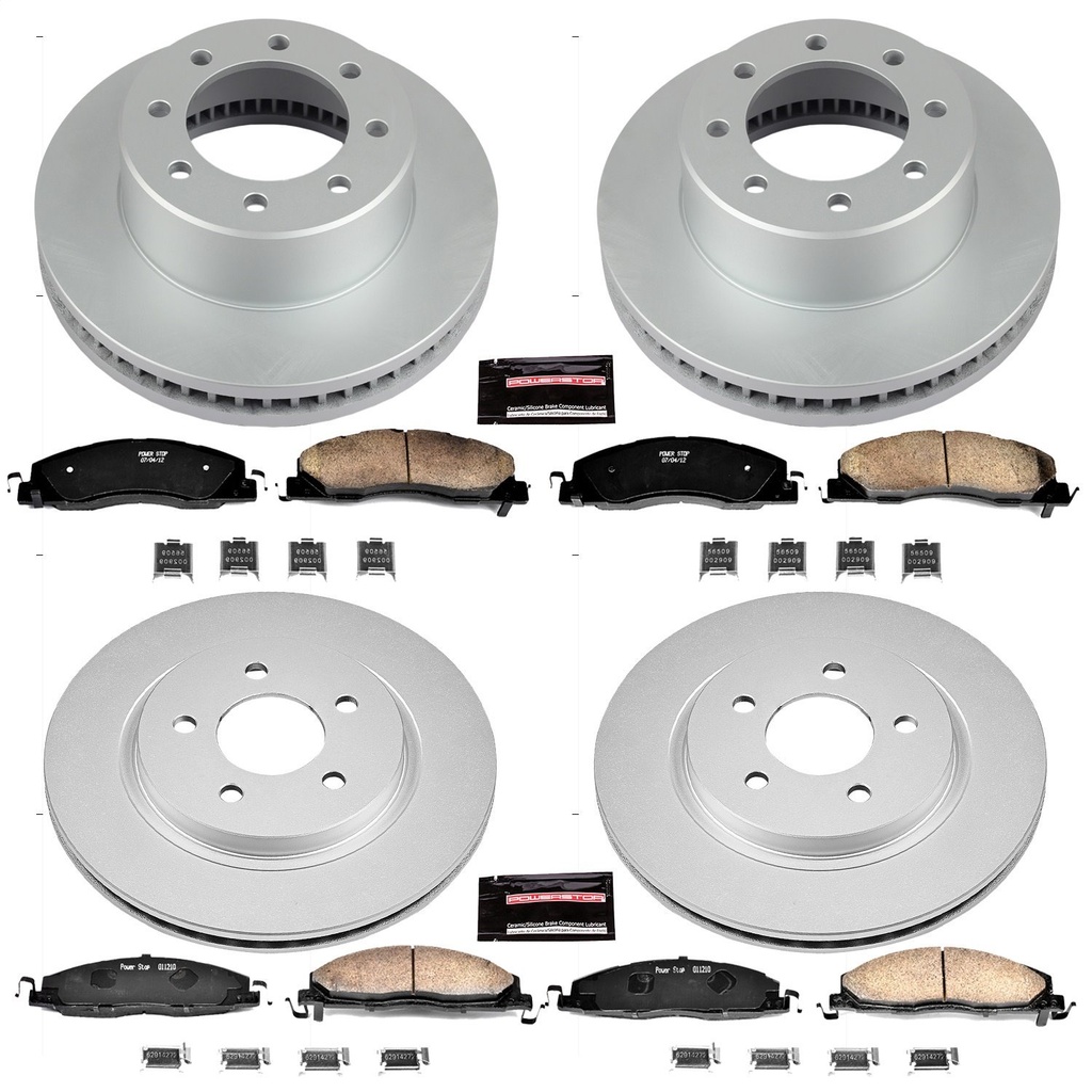 Power Stop CRK5458: Z17 COATED BRAKE KIT