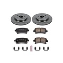 Power Stop KOE5547: 1-Click Daily Driver Brake Kits Rear OE Replacement Rotors Z16 Ceramic Scorched Brake Pads