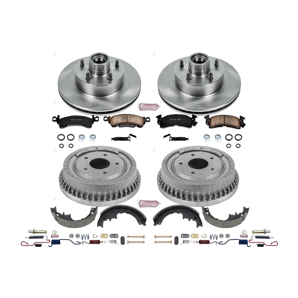 Power Stop KOE15019DK: Autospecialty OE Stock Replacement 1-Click Daily Driver Brake Kit