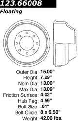 Centric C-Tek Standard Brake Drums