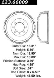 Centric C-Tek Standard Brake Drums
