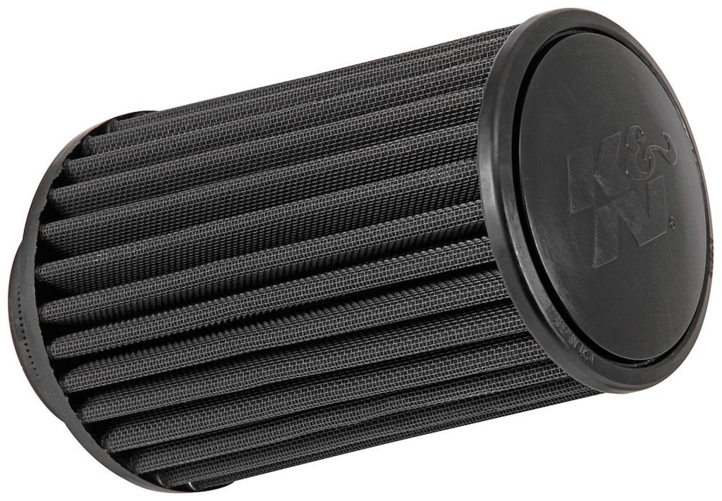 K&N RU-3105HBK: RU-3105HBK Round Straight Black Air Filter Flange Diameter: 3.5 in. (89 mm)