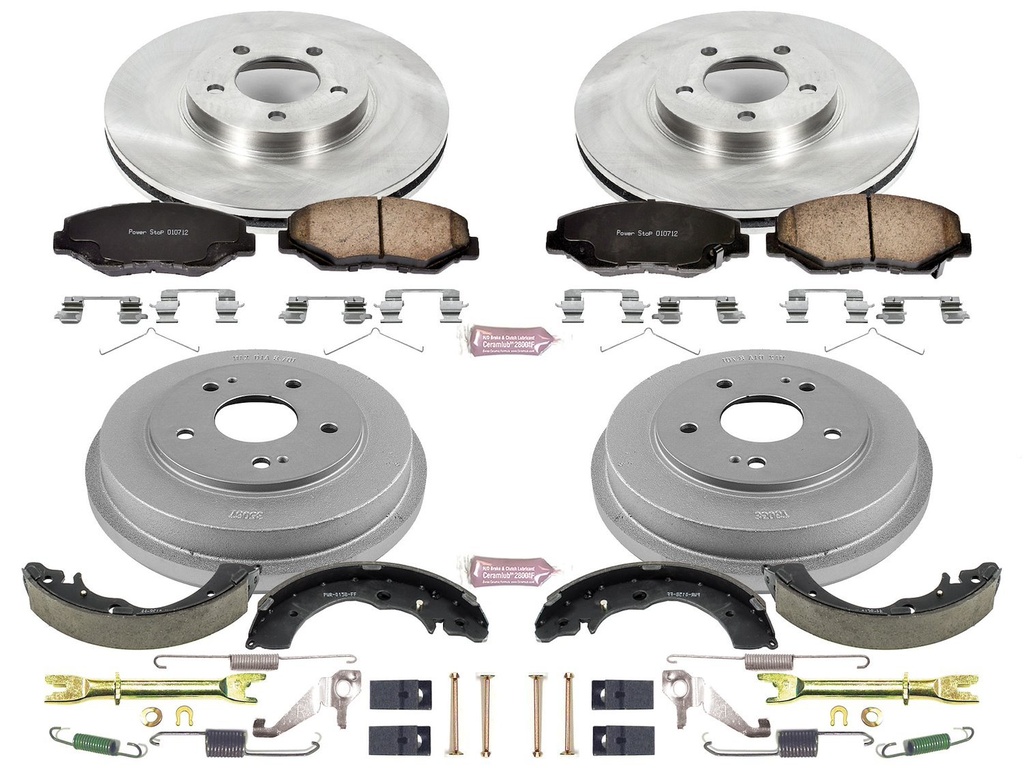 Power Stop KOE15107DK: Autospecialty OE Stock Replacement 1-Click Daily Driver Brake Kit
