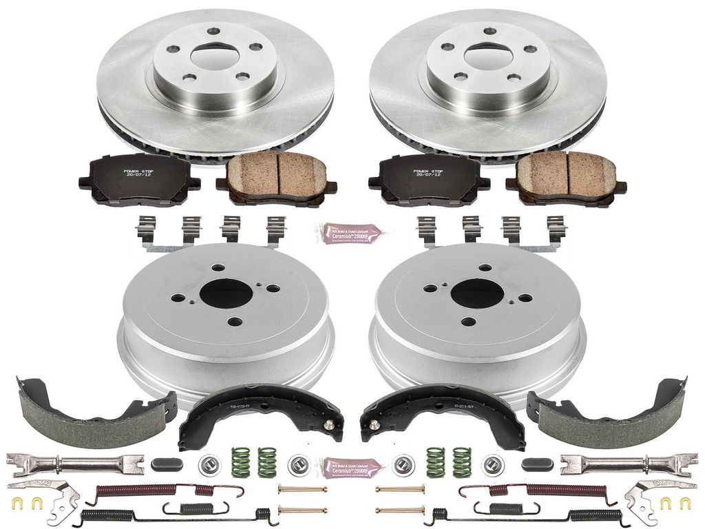 Power Stop KOE15220DK: Autospecialty OE Stock Replacement 1-Click Daily Driver Brake Kit