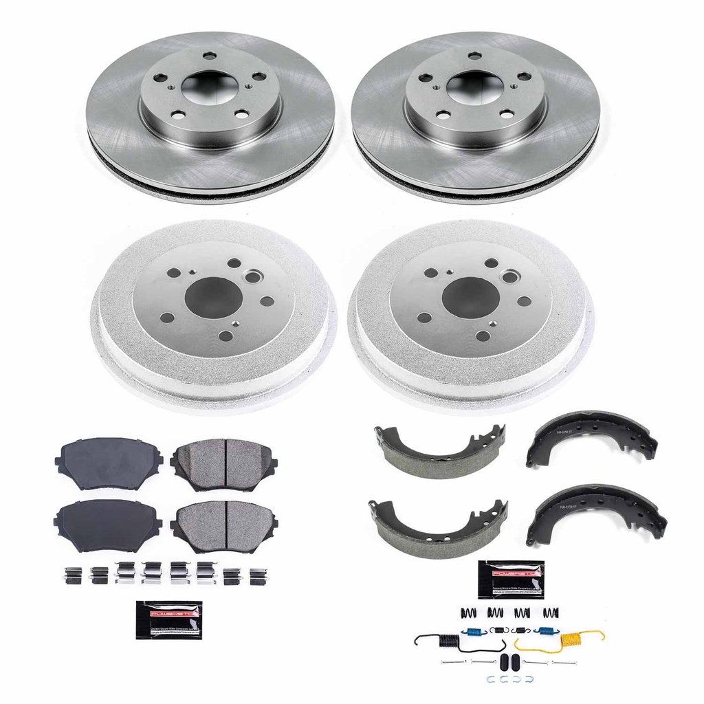 Power Stop KOE15063DK: Autospecialty OE Stock Replacement 1-Click Daily Driver Brake Kit