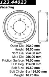 Centric C-Tek Standard Brake Drums
