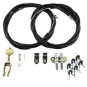 Wilwood 330-14891: MC4 Parking Brake Cable Kit 1988-1996 Chevy Corvette
