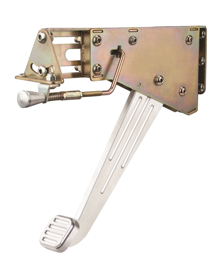Lokar EFB-9000: EFB-9000 Under-the-Dash Foot Operated Emergency Brake Solid Ball-Milled Arm