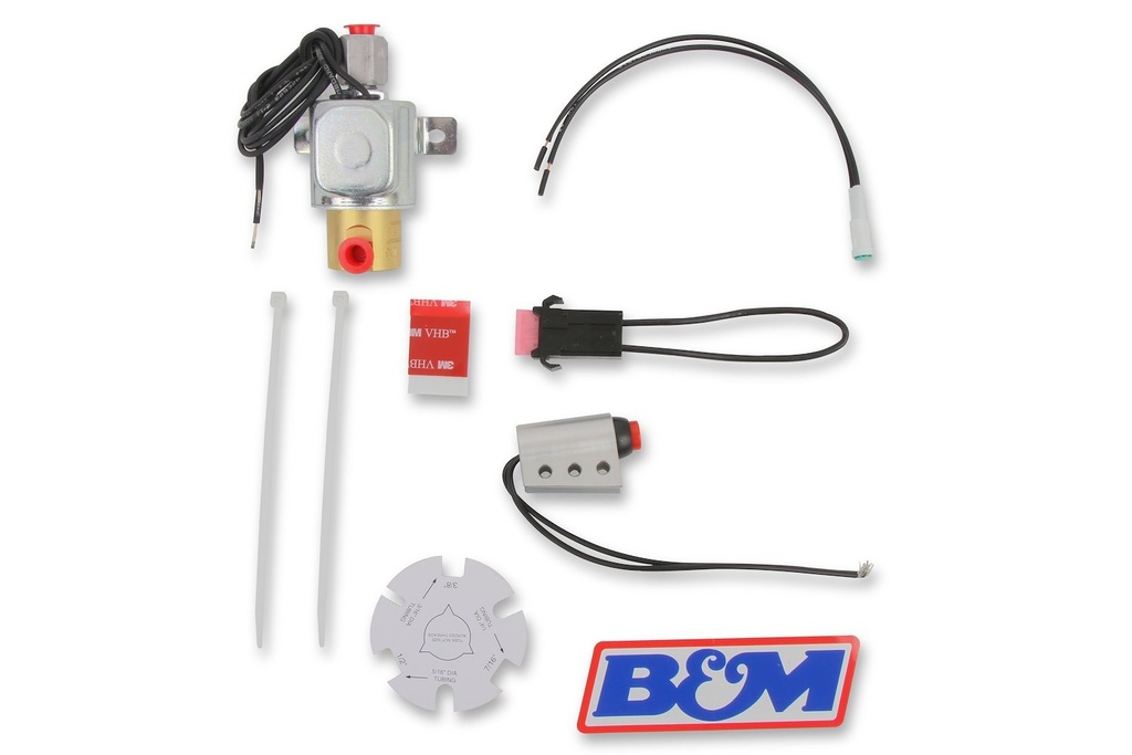 B&M 46076: Launch Control Solenoid Kit 12 or 16 Volt