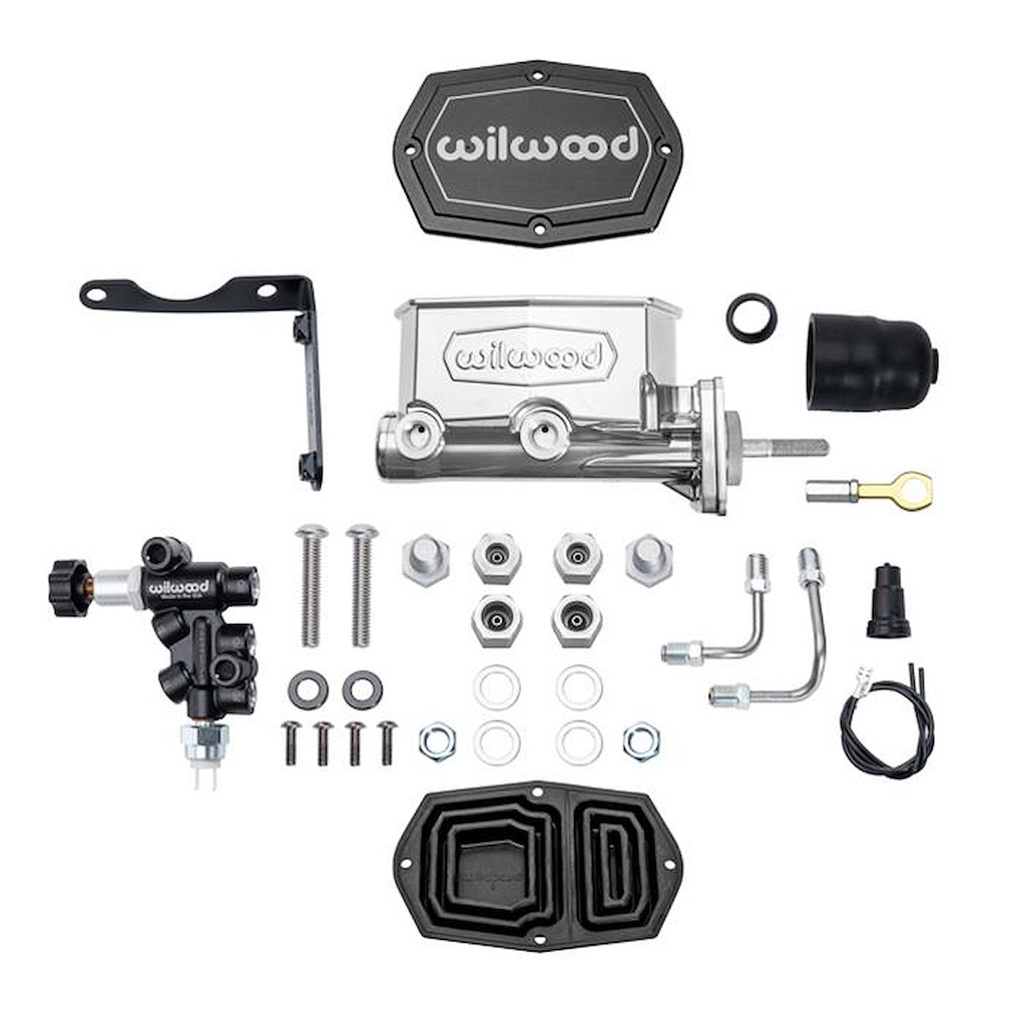 Wilwood 261-17319-P: 261-17319-P Aluminum Tandem Compact Master Cylinder Kits
