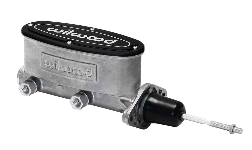 Wilwood 260-13375: Aluminum Master Cylinder with Pushrod Tandem Chamber