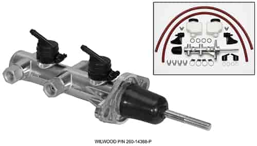 Wilwood 260-14388-P: Compact Remote Tandem Master Cylinder