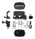 Wilwood 261-15545-BK: 261-15545-BK Aluminum Tandem Compact Master Cylinder Kits for 1964-1972 MUSTANG