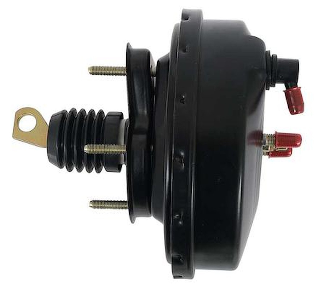 OER PB1087B: PB1087B 1967-69 Mustang / Cougar 9 in. Single Diaphragm Bendix Power Brake Booster w/ Bracket - Black