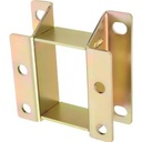 OER 154829A: 154829A Power Brake Booster Bracket; For Flat Firewall Mounting; Fits Boosters With 3-3/8 in. Square Bolt Pattern; Gold Zinc Pla