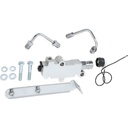 OER PV29200C: PV29200C GM Proportioning Valve & Bracket Kit, Disc/Drum, Left Side Mount, Fits 1/2" & 9/16" Master Cyl Ports, Chrome