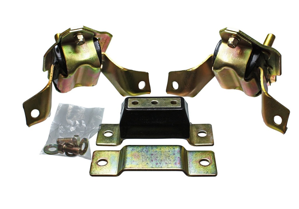 Energy Suspension 4-1124G: Motor & Transmission Mount Set 1984-95 Ford Mustang