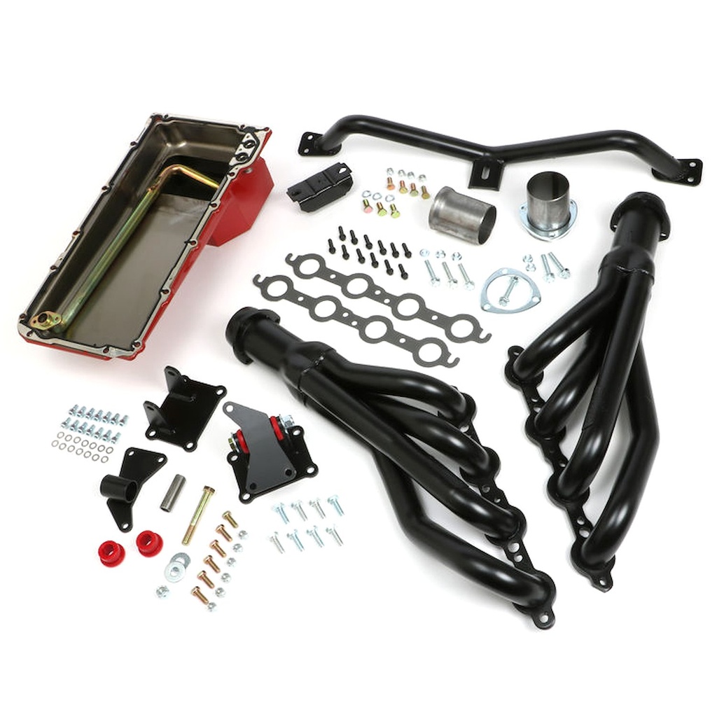 Trans Dapt 42051: 42051 Engine Swap-In-A-Box Kit for GM LS Engine and Automatic Transmission, 1973-1987 GMC 2WD 1/2-3/4 Ton Trucks, Suburbans (Non