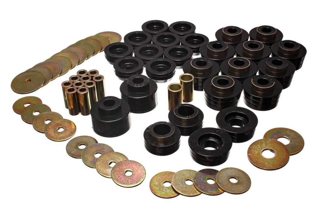 Energy Suspension 3-4141G: Black Body Mount Bushing Set 1978-1988 GM G-Body