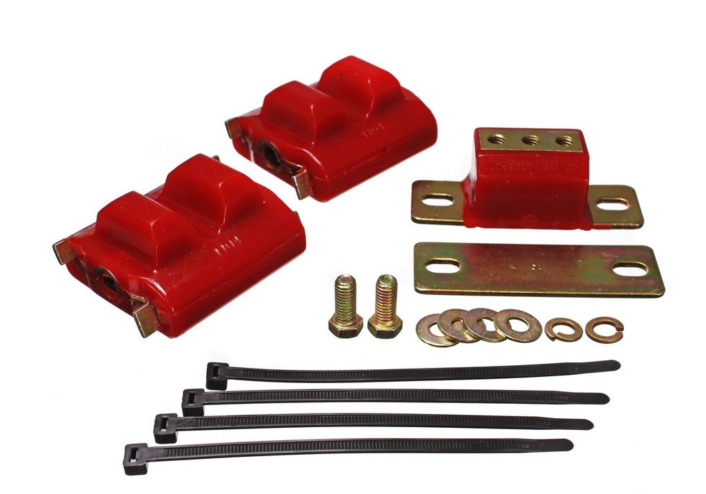 Energy Suspension 3-1130R: Motor & Transmission Mount Kit 1973-86 GM C & K Series Pickup & SUV, GM G-Body & F-Body