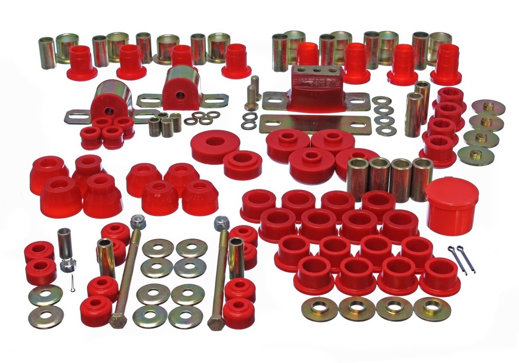 Energy Suspension 3-18123R: Hyper-Flex System Complete Master Bushing Set 1963-82 Chevy Corvette