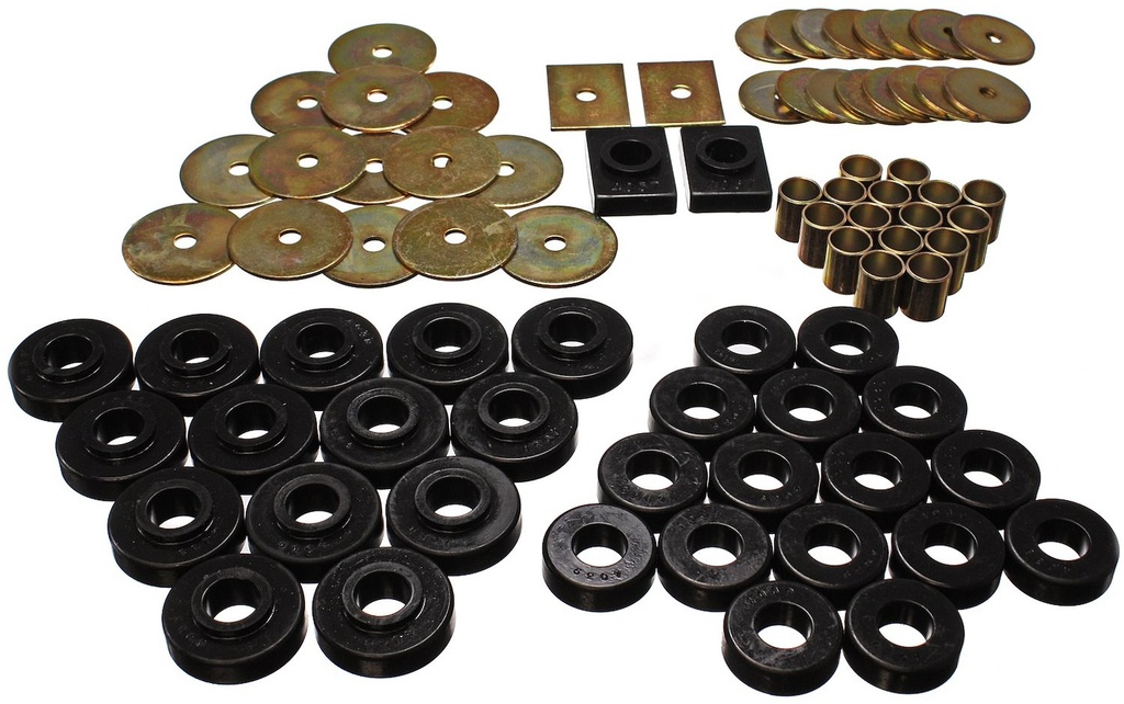 Energy Suspension 3-4120G: Body Mount Bushing Set 1955-1957 Chevy Bel Air