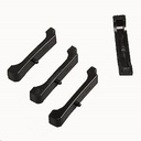 Prothane 7-1712-BL: Radiator Insulators 1968-87 GM Big Block