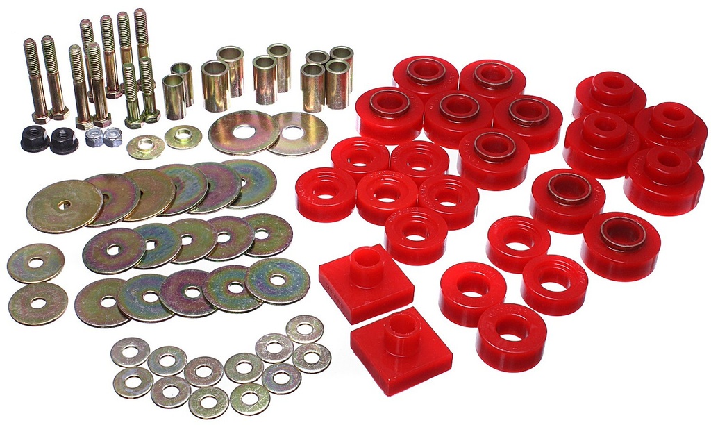 Energy Suspension 3-4161R: Body Mount Bushing Set 1968-1972 Oldsmobile Cutlass