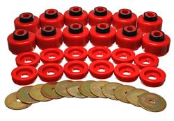 Energy Suspension 3-4156R: Body Mount Bushing Set 2000-2006 Chevy Tahoe & GMC Yukon