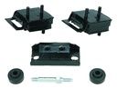 Crown Automotive 3186107K: Engine & Transmission Mount Kit for Jeep Cherokee/Wagoneer/CJ5/CJ6/CJ7/J10/J20 with V8