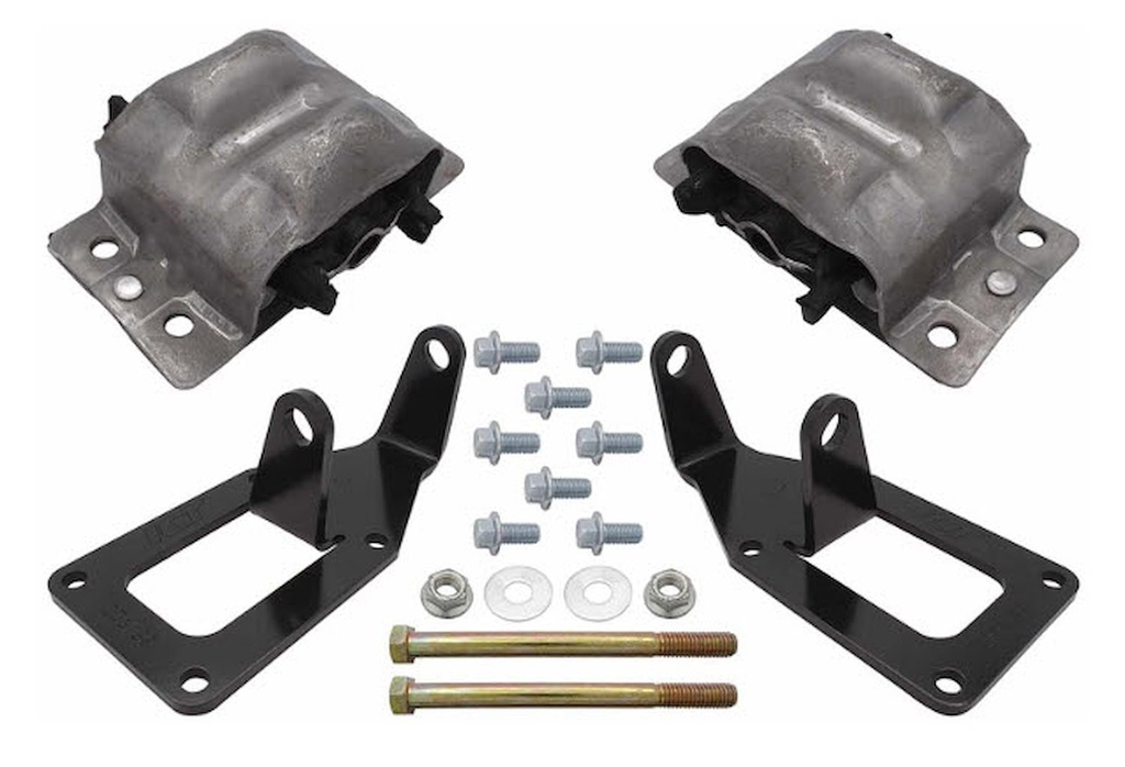 ICT Billet EM-LS-3FBDY: EM-LS-3FBDY GM Gen III/IV LS Engine Swap Mounts for 1982-1992 Chevy Camaro, Pontiac Firebird